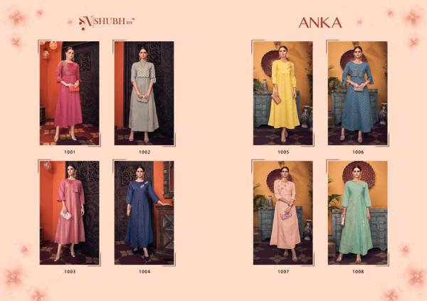 Subh-Anka Viscose Work Designer Kurtis Seller Wholesale